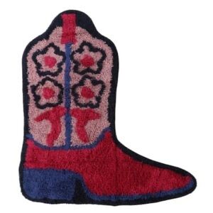 Cowgirl Boot NWT Rug 29 in x 33 in